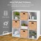 Best Choice Products 9-Cube Bookshelf, 11in Display Storage Compartment Organizer w/ 3 Removable Back Panels